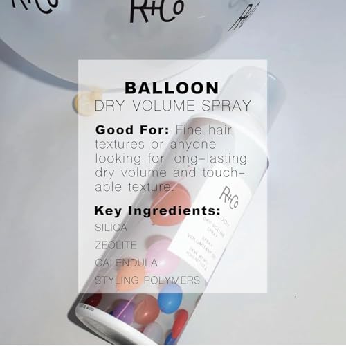 Set de R+Co Hairspray para volumen y fijación 9.5 oz + 5 oz miniatura 4