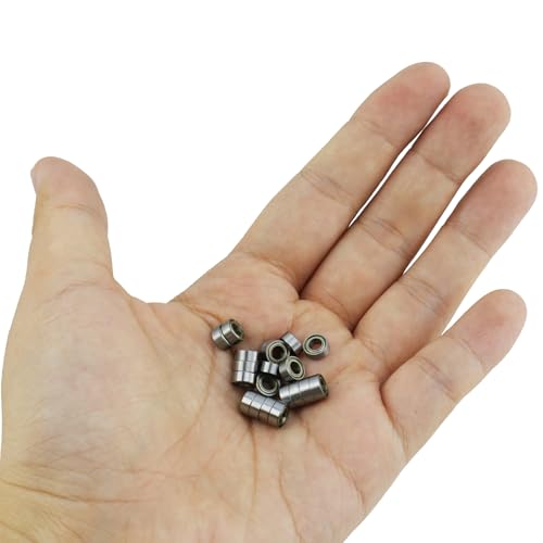 Image of Antrader 20-Pack 3mm x 6mm x 2.5mm MR63ZZ Double Shielded Deep Groove Radial Ball Bearings
