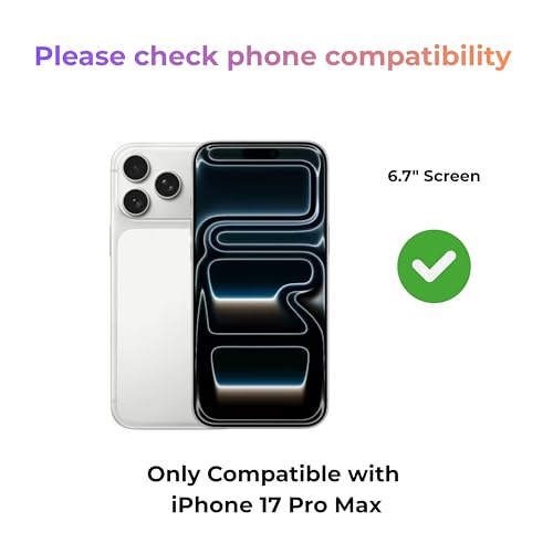 Image of ArmorGlass Borderless Privacy Tempered Glass compatible with iPhone 17 Pro Max Screen Protector, 9H Hardness, 2.5D Curved Edge, Oleophobic Coating