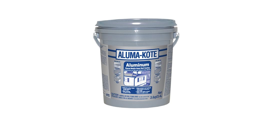 Gardner Aluma-Kote Gloss Silver Fibered Aluminum Roof Coating 1 gal.