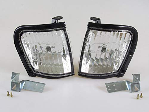 Clear Corner Lights New Pair LH/RH Fit 1999-2002 ISUZU TF TFR HOLDER RODEO VAUXHALL BRAVA