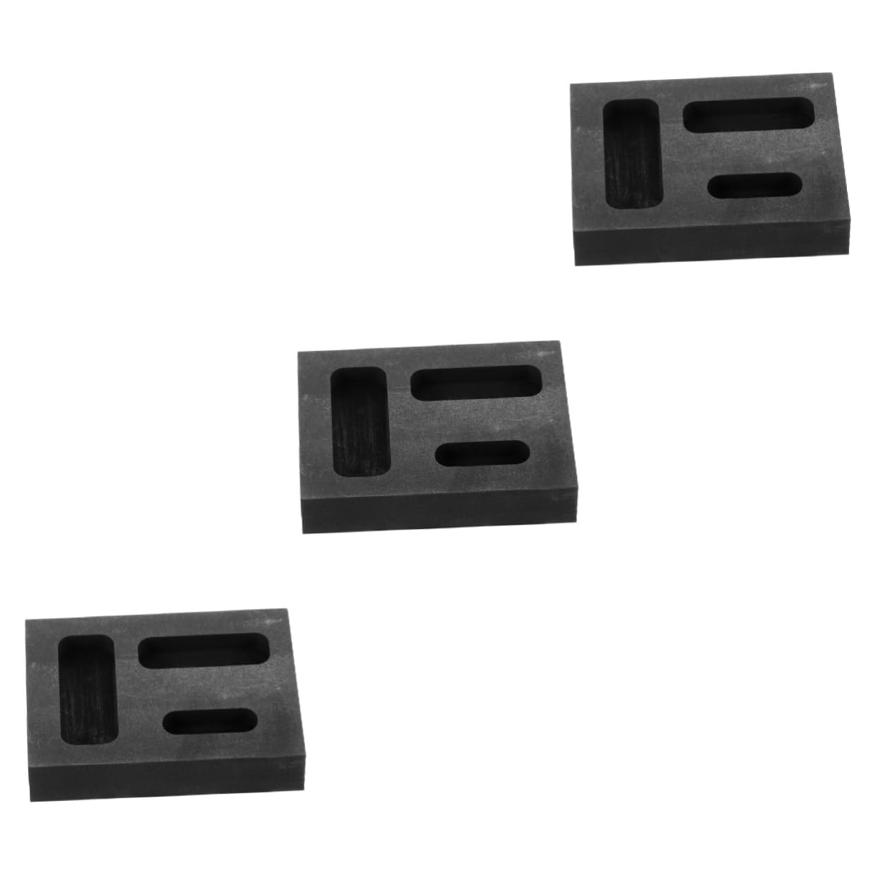 Housoutil 3 Stücke 3 Graphit Formen Für Casting Barren Formen Für Schmelzen Metall Schmelzen Werkzeug Graphit Barren Form