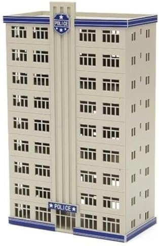 EatingBiting（R） DIY 1:150 Outland Models Police Railway Department Building Scene N Scale Models for Sand Table Garden Micro Landscape Ornaments Decor image 2