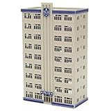 EatingBiting（R） DIY 1:150 Outland Models Police Railway Department Building Scene N Scale Models for Sand Table Garden Micro Landscape Ornaments Decor