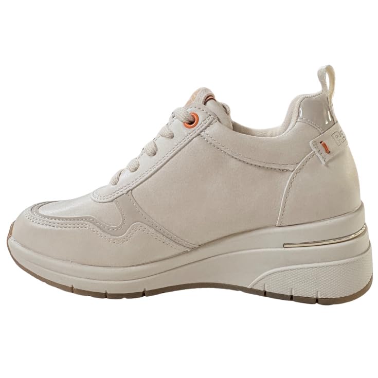 Zapatillas Deportivas Mujer Beige Casual Cómodas