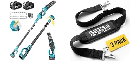 Image of SEESII Pole Saw 8 Inch with Shoulder Strap 3 Pack