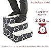 Majestic Pet 3 Step Portable Dog Stairs for Small Dogs to Get on Bed Supports 250 lbs or Less – Dog Steps for High Bed with Machine Washable Cover –Pet Stairs for Cats Boho Arrow Navy Blue #1