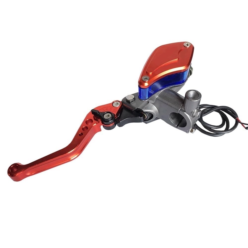 Cnljphfho Orange Left Universal 22Mm 7/8" Hydraulic Brake Clutch Master Cylinder Lever Fit For 50Cc-300Cc Motorcycle(Orange Left)