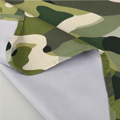 Servilletas de tela camuflaje set de 6 50.5x50.5 cm miniatura 3