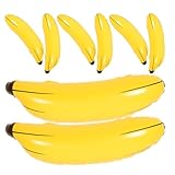  8 Pièces Jouet Banane Gonflable Jeux De Bananes pour Adultes Jouet Banane Jaune Faire des Bananes Jeux De Société Bananes Faveurs De Partie De Célibataire PVC Yellow BESTonZON