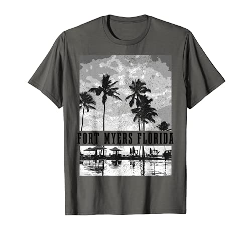 Fort Myers Beach Florida Vintage USA Camiseta