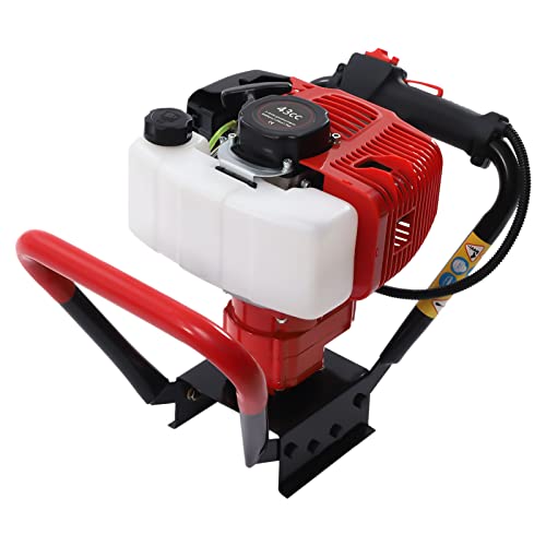 43CC 2-Stroke Gas Powered Earth Auger Post Hole Digger with 8" Drill, 1.7HP Hole Digging Machine Auger Spiral Drill Bit Borer Fence Ground Drill for Garden & Lawn Digging Planting Drilling - Image 4