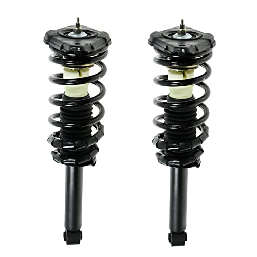 Image of TRQ Strut & Spring Assembly Rear LH Left RH Right Pair Set for 00-06 Nissan Sentra