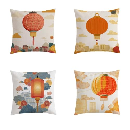 Housse de coussin 50x50 orange brûlée pour sublimer votre salon de jardin - 2