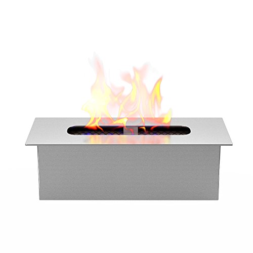 Regal Flame Slim 8 Inch Bio Ethanol Fireplace Burner Insert .5 Liter. All Types of Indoor, Gas Inserts, Ventless & Vent Free, Electric, or Outdoor Fireplaces & Fire Pits. - Thumbnail 4