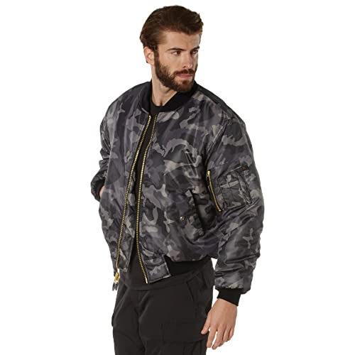 Rothco MA-1 Bomber Flight Jacket | Iconic Fighter Pilot Classic Casual Style Cold Weather Coat Zip-Up Windbreaker for Men product thumbnail 9