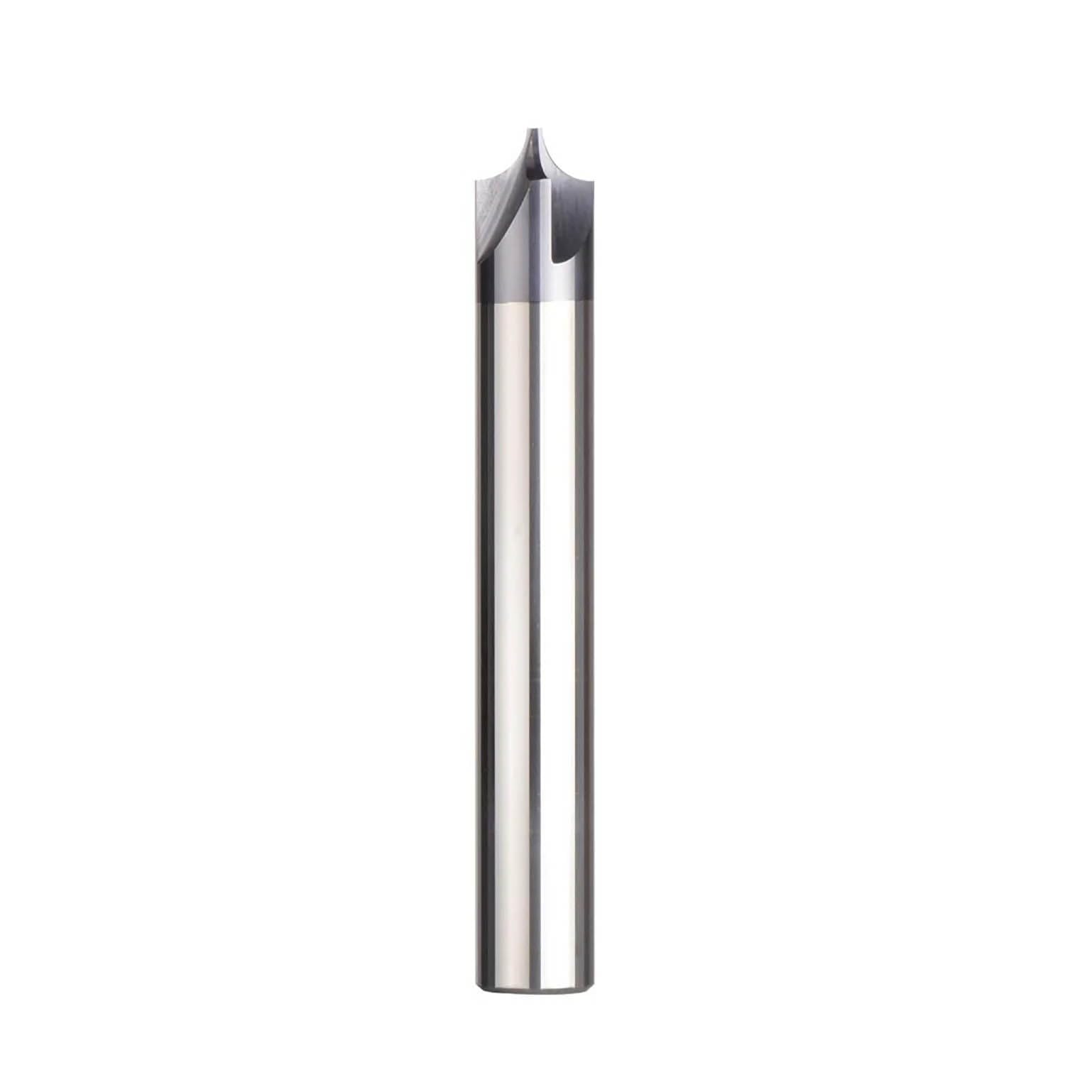 4-14mm Deburring Solid Carbide End Mills CNC Router Bit 90 Deg Coated Chamfering Milling Cutter Inner Radius Chamfer Tools (Size : ICP4F-R4.0-H10)