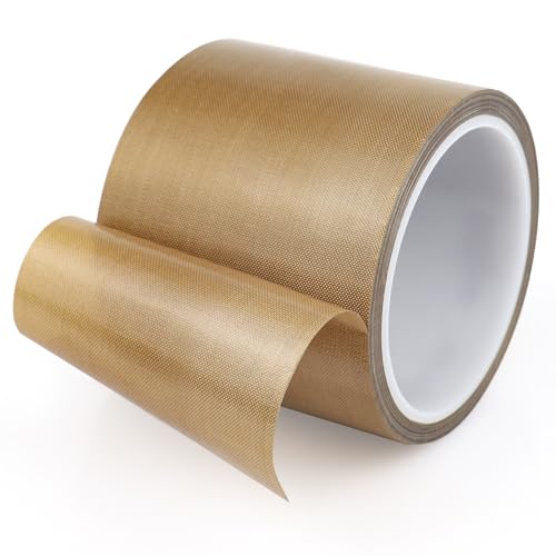 Ruban téflon adhésif 7,6cm isolant thermique résistant pour soudeuse de sac plastique