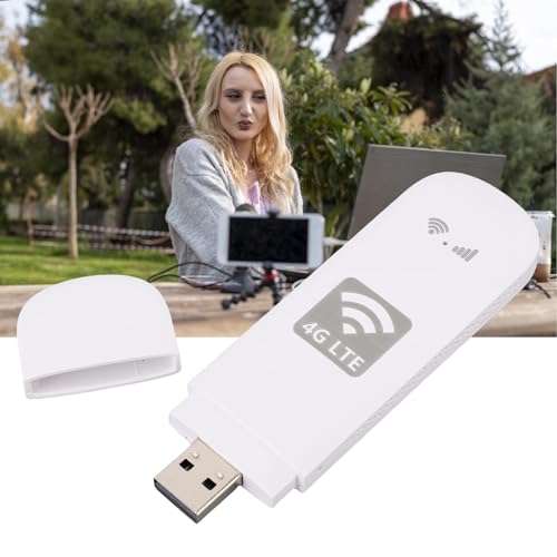 Image of 4G Portable WiFi Hotspot, Plug and Play WiFi 6 Mobile Router with Worldwide Band Support for Travel Laptop Tablet Mobile Work