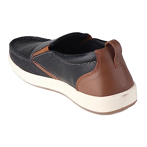Image of Red Chief Genuine Leather Casual Slip-On Boat Shoes for Men | Stylish & Comfortable Shoes | RC3887