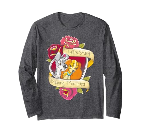 T-shirt Disney La Belle et le Clochard manches longues pour vos sorties ciné
