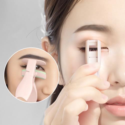 Image of MAYCREATE 3Pcs Mini Eyelash Curler Set, Lash Clamp For Hard Lashes