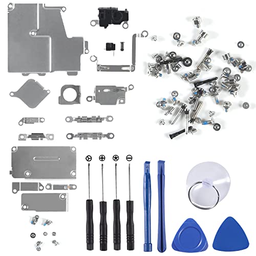 Image of Inner Parts Replacement Kits for iPhone, Including Internal Bracket Replacement Parts, Full Screw Set and Repair Tool Kit (for iPhone 15 pro)