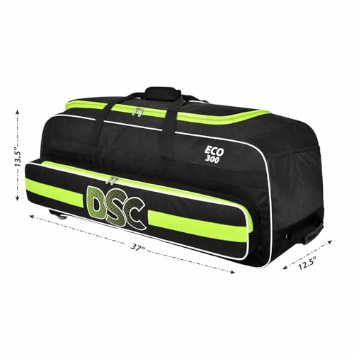 Image of DSC Eco 300 Cricket Kit Bag - Large Capacity Sports Equipment Travel Bag for Players