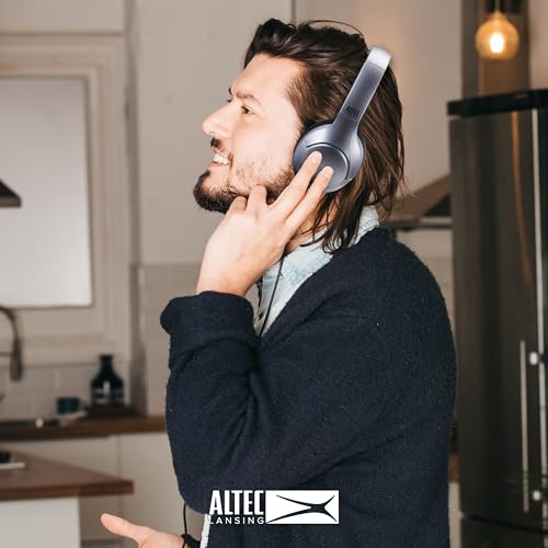 Image of Altec Lansing ComfortQ 2.0 Over Ear Bluetooth Headphones, Wireless Noise Cancelling Headphones with 50-Hour Battery, Foldable Design, Voice Assistant, Quick Charge, Bluetooth 5.3
