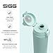 Sigg - Edelstahl Trinkflasche - Shield ONE Glacier - Für Kohlensäurehaltige Getränke Geeignet - Auslaufsicher - Federleicht - BPA-frei - Outdoor & Fitness - Hellblau - 0,75L