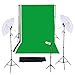 Produktbild Andoer Softbox für Fotostudio, Beleuchtungsset, 12 m, grüner Hintergrund mit Halterung, Glühbirnen, Regenschirm, Taschen, andere