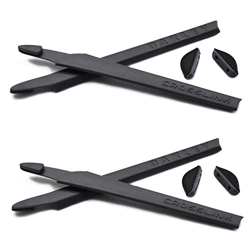 SOODASE グレー 2 pcs 交換用シリコンイヤーラバーキット にとって Oakley Crosslink サングラスフレーム