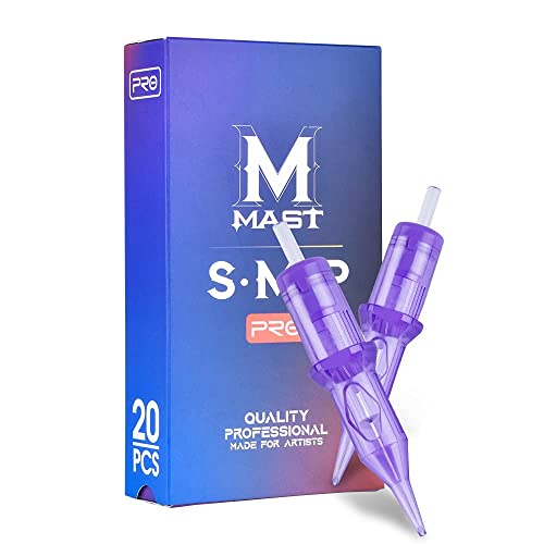 Image of Mast Pro Smp Professional Cartridges Tattoo Needles 1 Round Liner 0.2MM Needles for Permanent Makeup Hair Scalp 0601RL