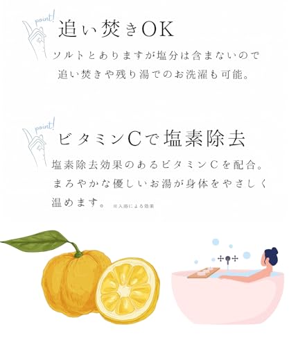 しむら シムシムジャパン エプソムソルト 柚子の香り 1000g の商品画像 4