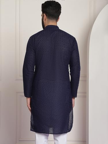 Image of SOJANYA Men's Silk Blend Regular Fit Casual (Since 1958 Woven Design Kurta with Churidar & Embroidered Nehru Jacket
