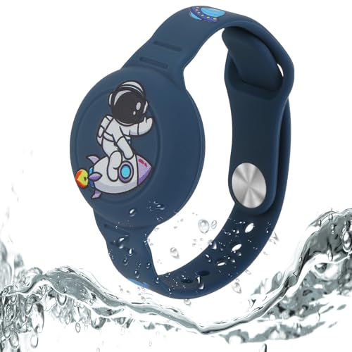 Dingfeiyu Armband Kinder Erwachsene für Airtag Wasserdicht Anti-Lost & Anti-Kratz-Schutz Bracelet Silikon Air Track GPS-Tracker Hülle Holder Case