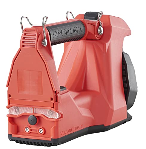 Image of Streamlight 44365 Vulcan Clutch 1700-Lumen Rechargeable Multi-Function Lantern with Vehicle Mount System 12V DC, Includes Quick Release Shoulder Strap, Orange