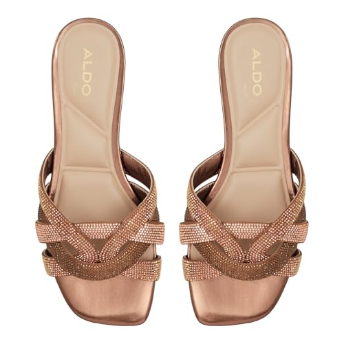 Image of Aldo corally Women's Bronze Textile Sandals