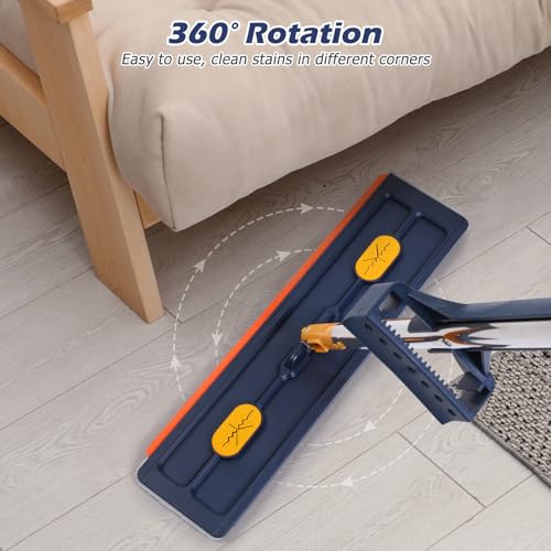 Balai à tête plate rotatif 360 grande surface sol domestique