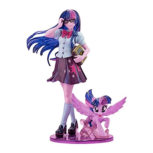 My Little Pony: Friendship is Magic, Twilight Sparkle, höjd 21,5 (cm) / 8,4 (tum), PVC-animationsfigur, värde för pengarna, (dekorativ samling) presentprydnader