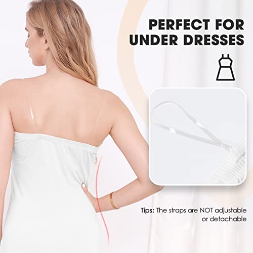 Image of MANCYFIT Strapless Slips for Under Dresses Women Full Slip with Invisible Straps