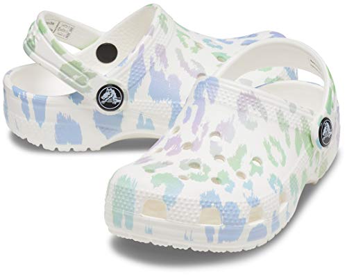 Crocs Kids' Classic Animal Print Clog, Pastel Leopard , 11 Little Kid #TOP5