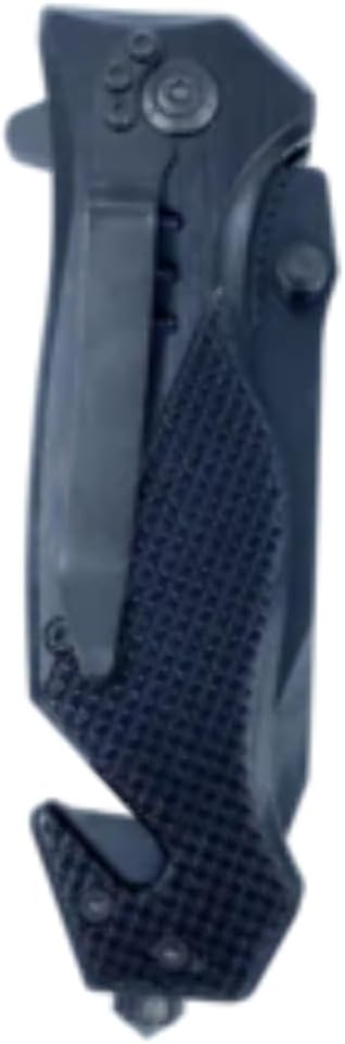 LEO Challenge Coins Israeli Defense Forces IDF Israel Flag 3-in-1 Military Tactical Rescue knife tool with Seatbelt Cutter, Steel Serrated Blade, Glass Breaker