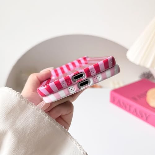 Lovmooful for iPhone 17 Air Case Striped with Glossy Film-Red by Lovmooful - Used condition - Image 5
