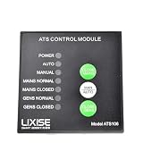 Interruttori a pedale ATS106 generatore diesel ats controller pannello interruttore di trasferimento automatico cambio manuale automatico modulo di controllo LED USB