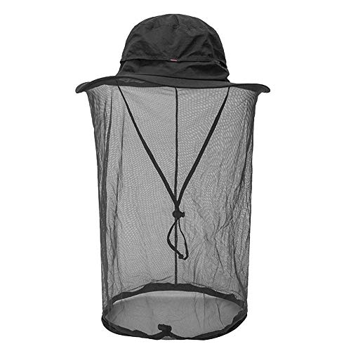 Mosquito Head Net Hat Hidden Mesh Sun Hat Men Women Outdoor Insect UV