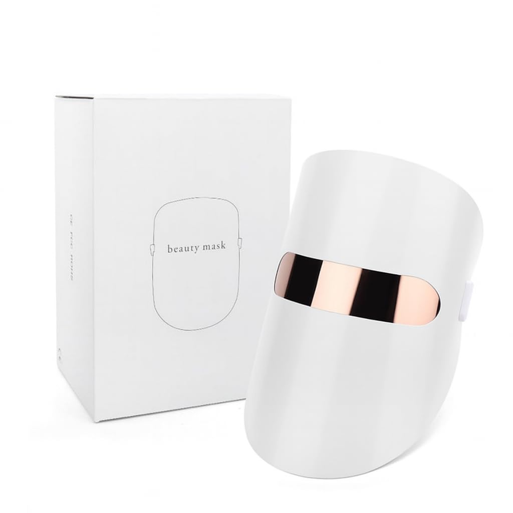 Love Magic 3 Color 32 LEDs Skin Light Therapy Silicone Face Mask Neck Skin Rejuvenation Anti Aging Tightening Wrinkles