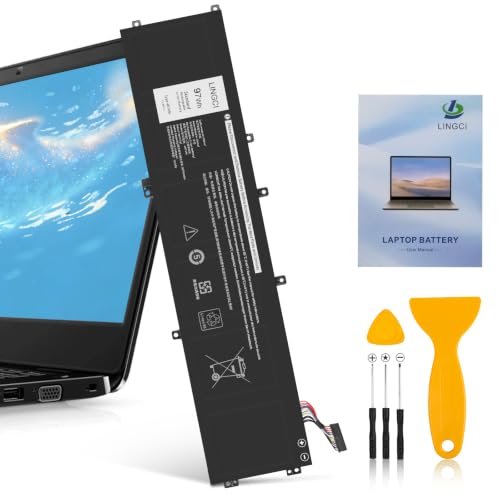 Image of 4K1VM Battery Replacement for Dell Inspiron 7500 7501 7700 Precision 5540 vostro 7500 g7 17 7700 XPS 15 9560 9570 7590 Precision 5520 5530 5540 Series W62W6 9TM7D XYCW0 NYD3W 97Wh