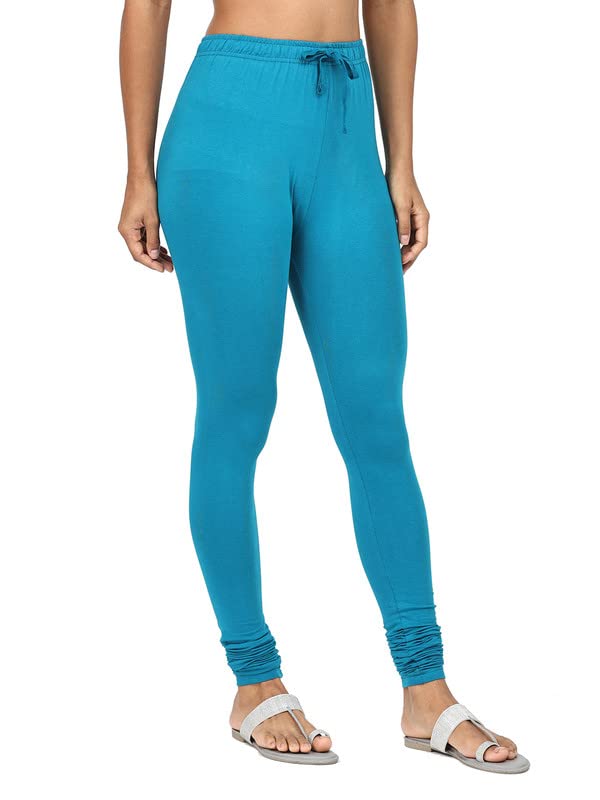 Image of Robinbosky Cotton Churidhar Leggings for Women - Stylish, Stretchable & Flattering Fit for All-Day Comfort
