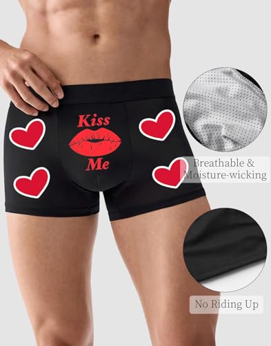 Sexy Code 1701 3-Pack Men's Boxer Briefs Funny I Love My Wife Underwear Soft & Stretchy Novelty Boxer Shorts for Men2